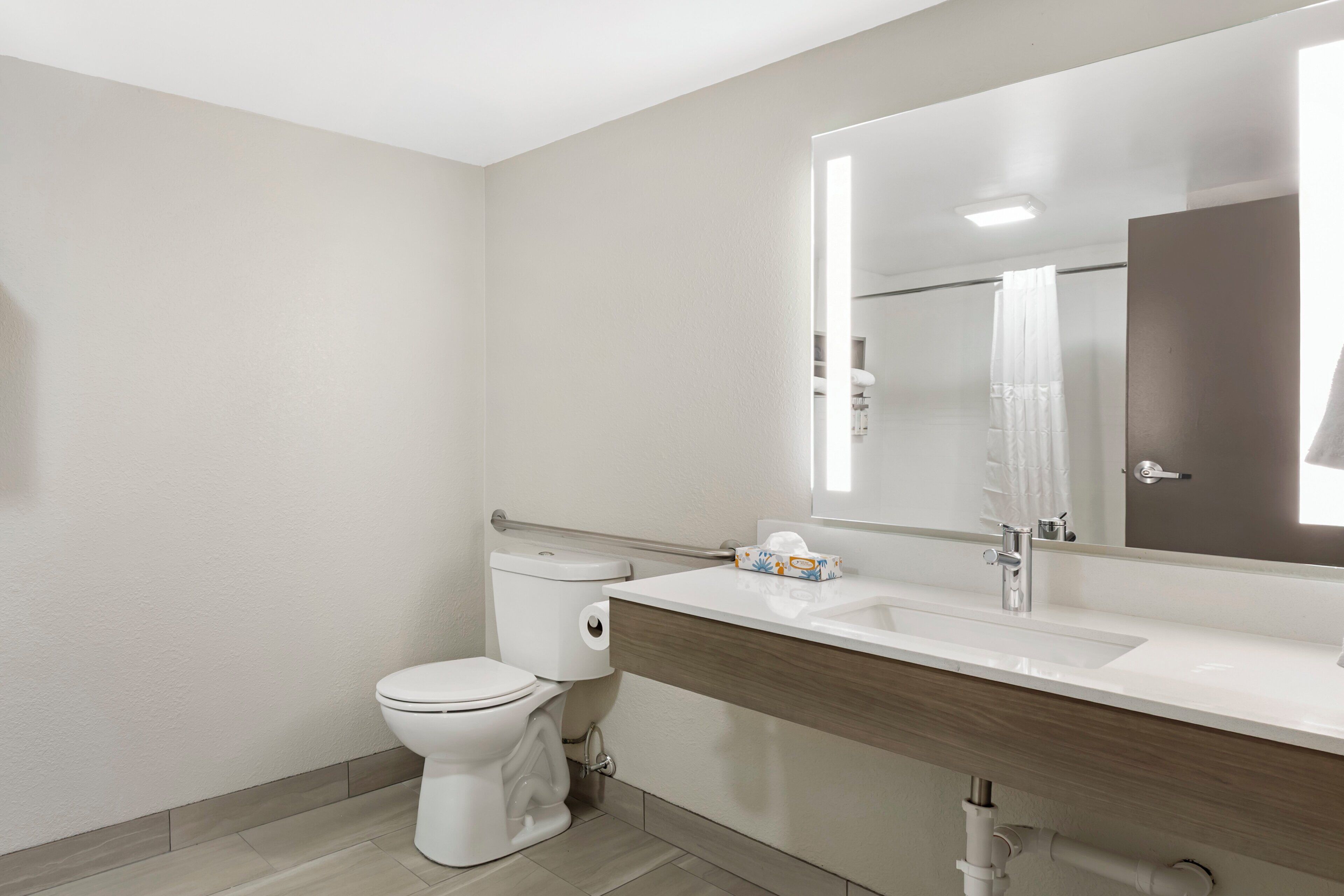 Standard Room, 1 King Bed, Accessible Bathtub, Pets Allowed (Mobility) | Desk, laptop workspace, iron/ironing board, cribs (free)