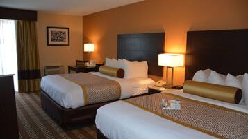 Individually decorated, individually furnished, desk, laptop workspace