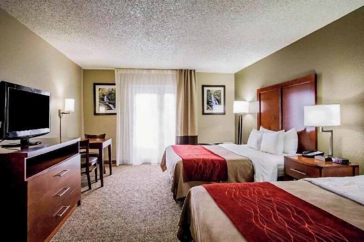 Premium bedding, in-room safe, blackout curtains, iron/ironing board