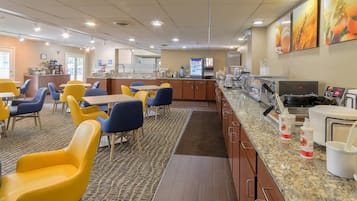 Free daily buffet breakfast