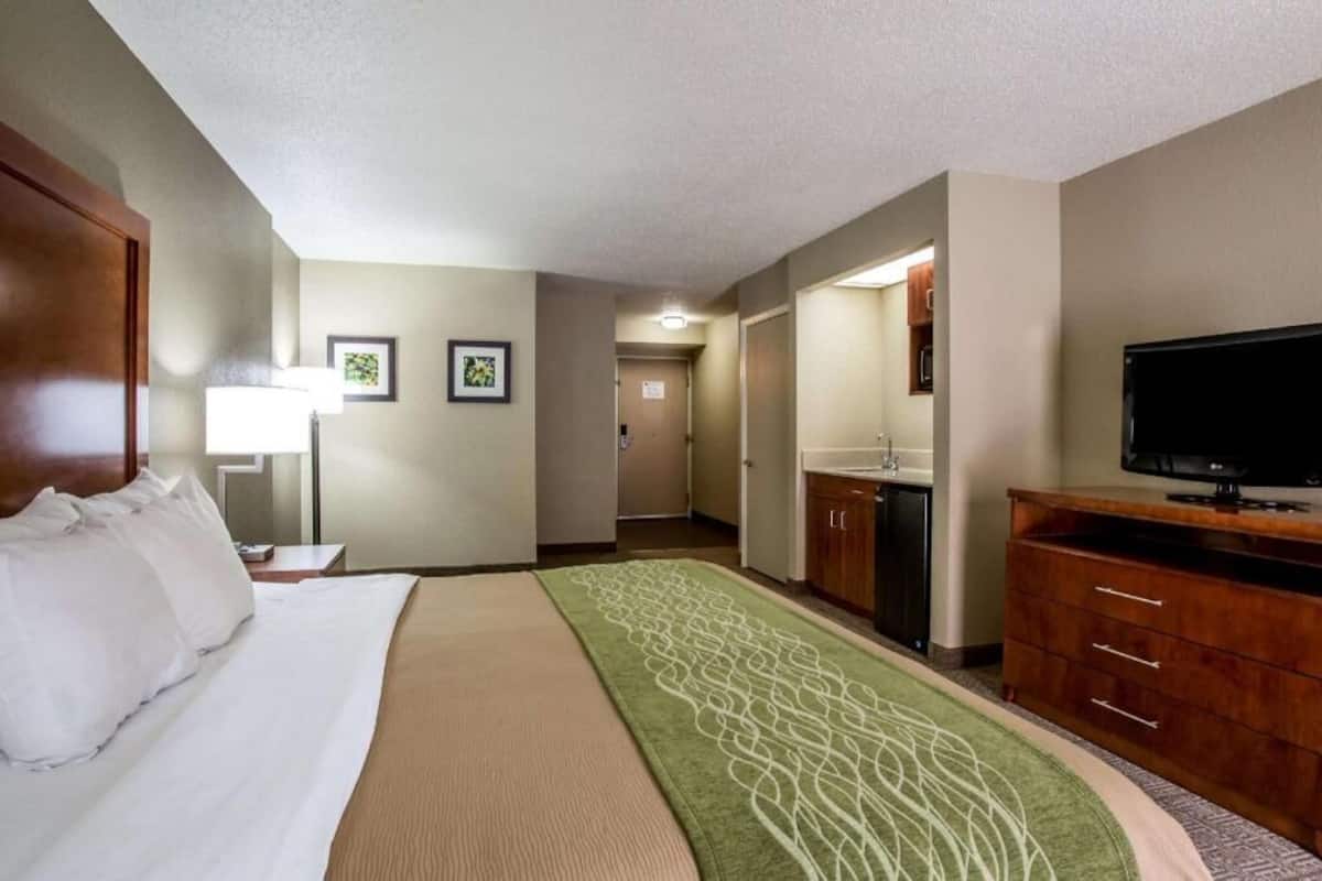 Premium bedding, in-room safe, blackout curtains, iron/ironing board