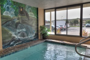 Indoor spa tub