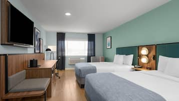 Deluxe-Zimmer, 2 Queen-Betten, Nichtraucher | Verdunkelungsvorhänge, Bügeleisen/Bügelbrett, Babybetten