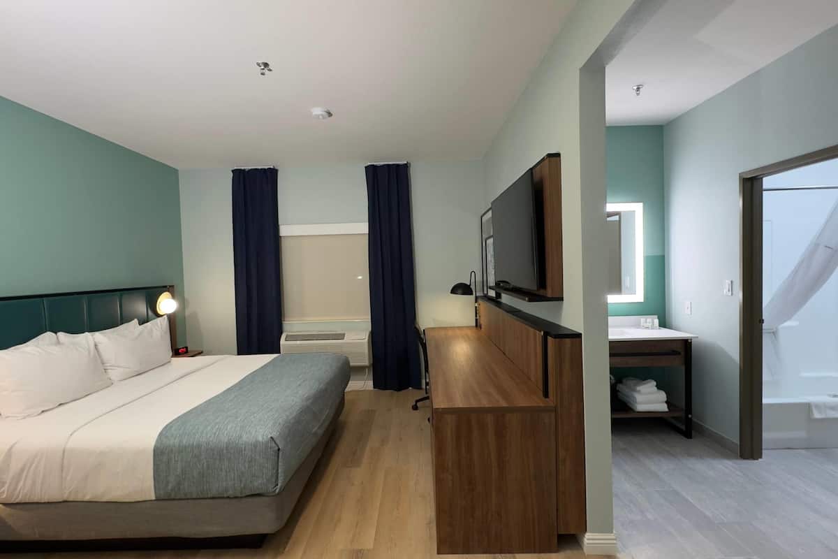 Blackout curtains, iron/ironing board, cots/infant beds, free WiFi