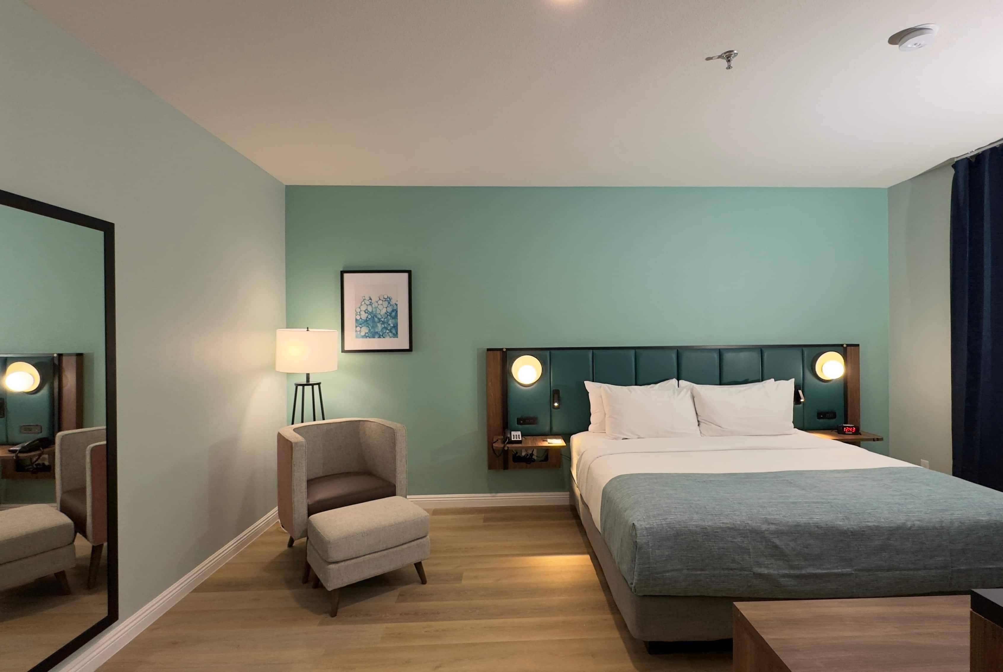 Suite, 1 King Bed, Non Smoking | Blackout drapes, iron/ironing board, cribs/infant beds, free WiFi