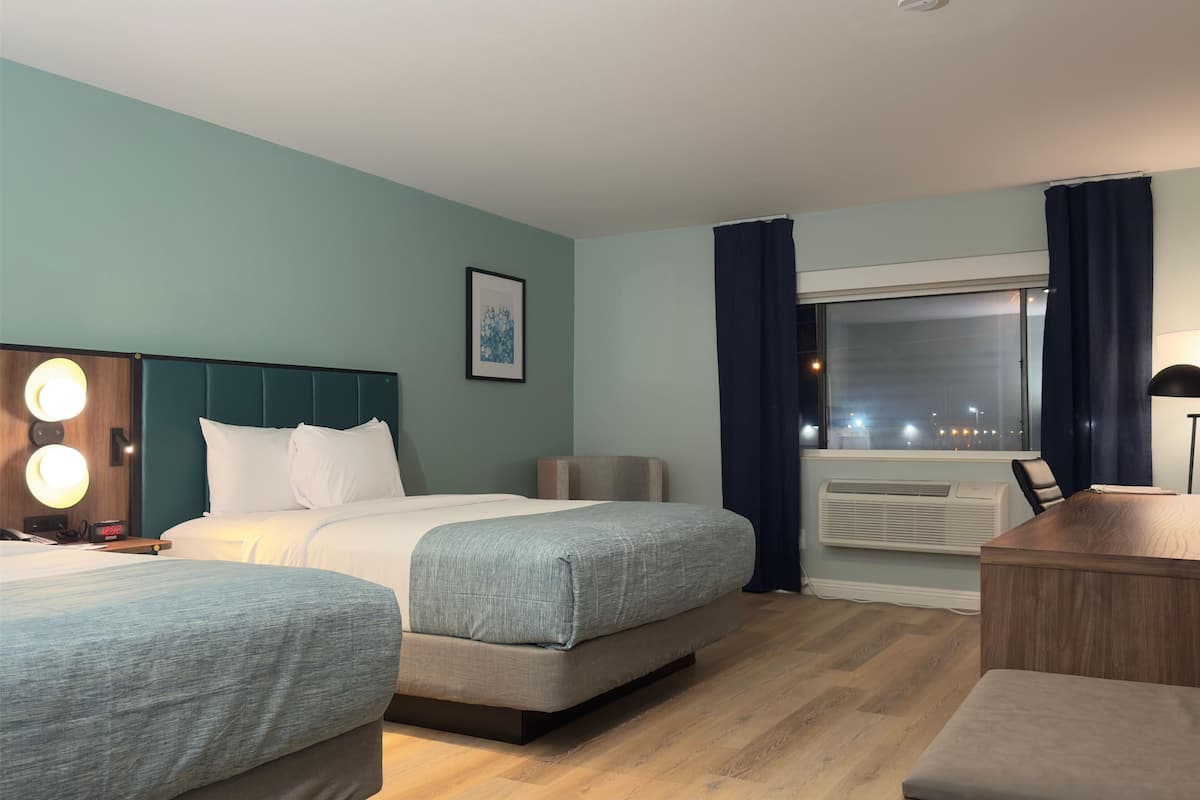 Blackout curtains, iron/ironing board, cots/infant beds, free WiFi