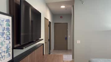 Blackout curtains, iron/ironing board, cots/infant beds, free WiFi