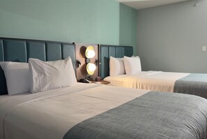 Room, 2 Queen Beds, Non Smoking | 1 bedroom, blackout drapes, iron/ironing board, cribs/infant beds