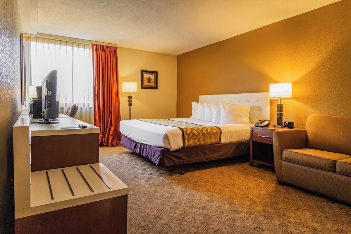 Room, 1 King Bed, Non Smoking | Premium bedding, pillow-top beds, desk, blackout curtains