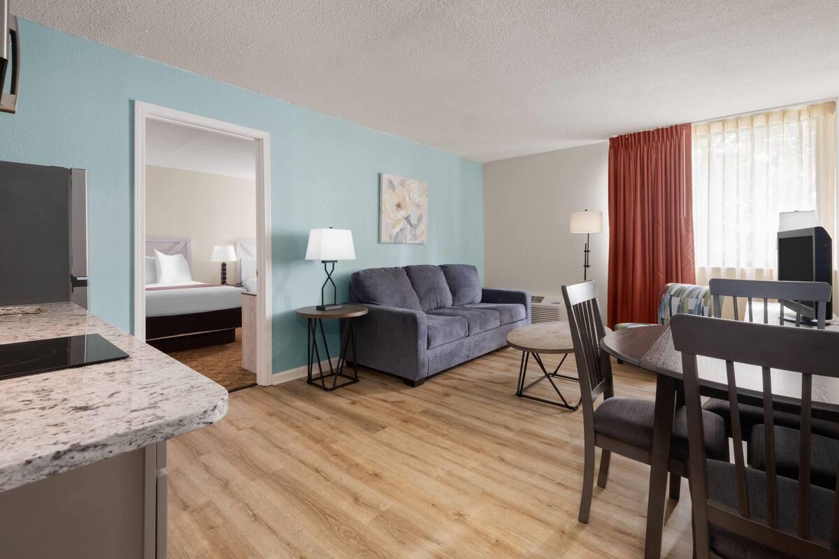 Suite, 2 Queen Beds, Non Smoking, Kitchen | Premium bedding, pillowtop beds, desk, blackout drapes