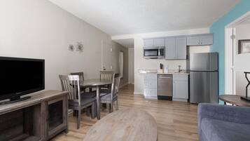 Suite, 2 Queen Beds, Non Smoking, Kitchen | Premium bedding, pillowtop beds, desk, blackout drapes