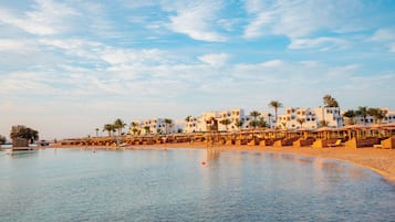 Private beach, beach towels, snorkeling, windsurfing