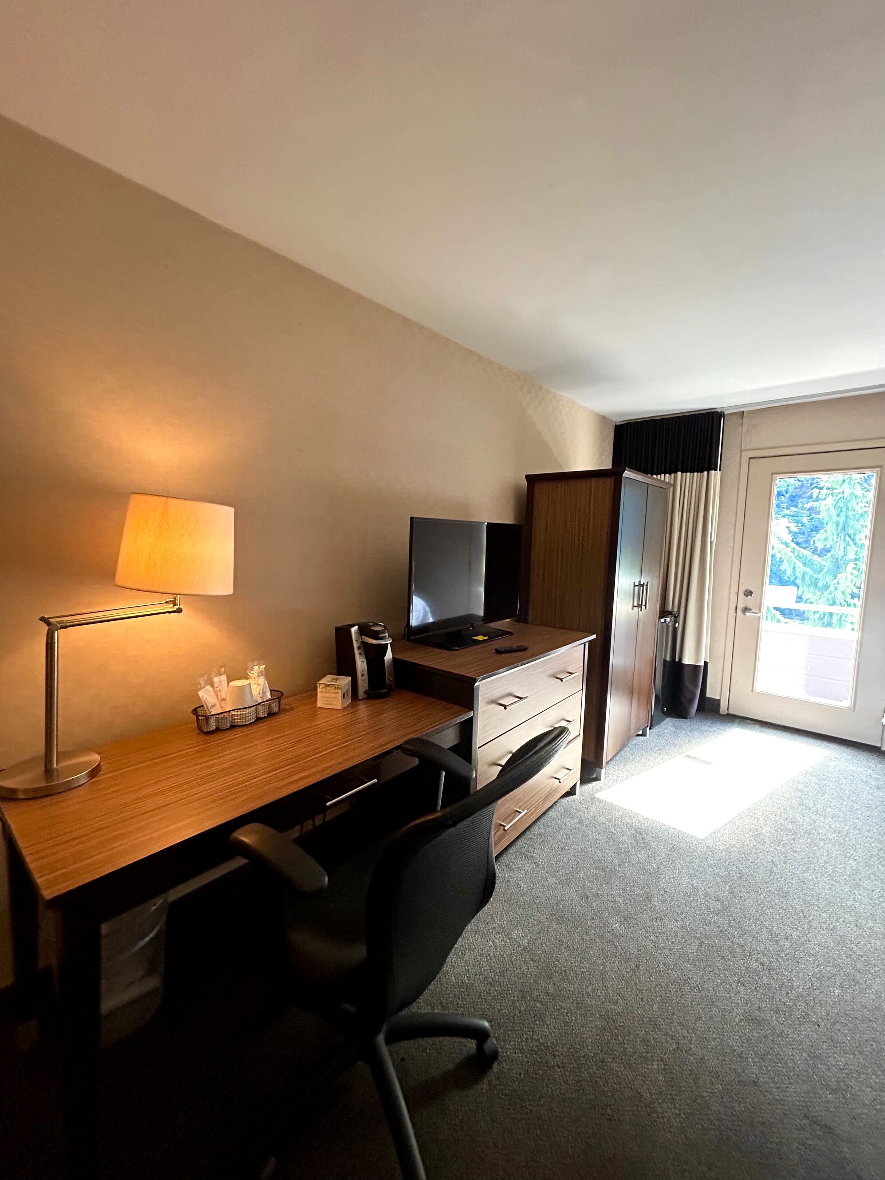 deluxe double room ndd2 | living area | flat-screen tv