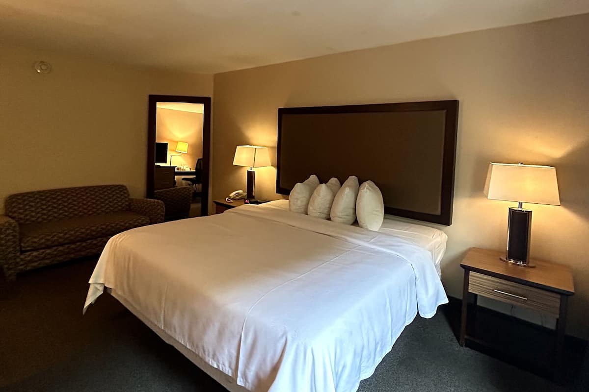 Streamside Deluxe King Room - Private Balcony Overlooking Stream | 1 bedroom, Egyptian cotton sheets, premium bedding, down comforters