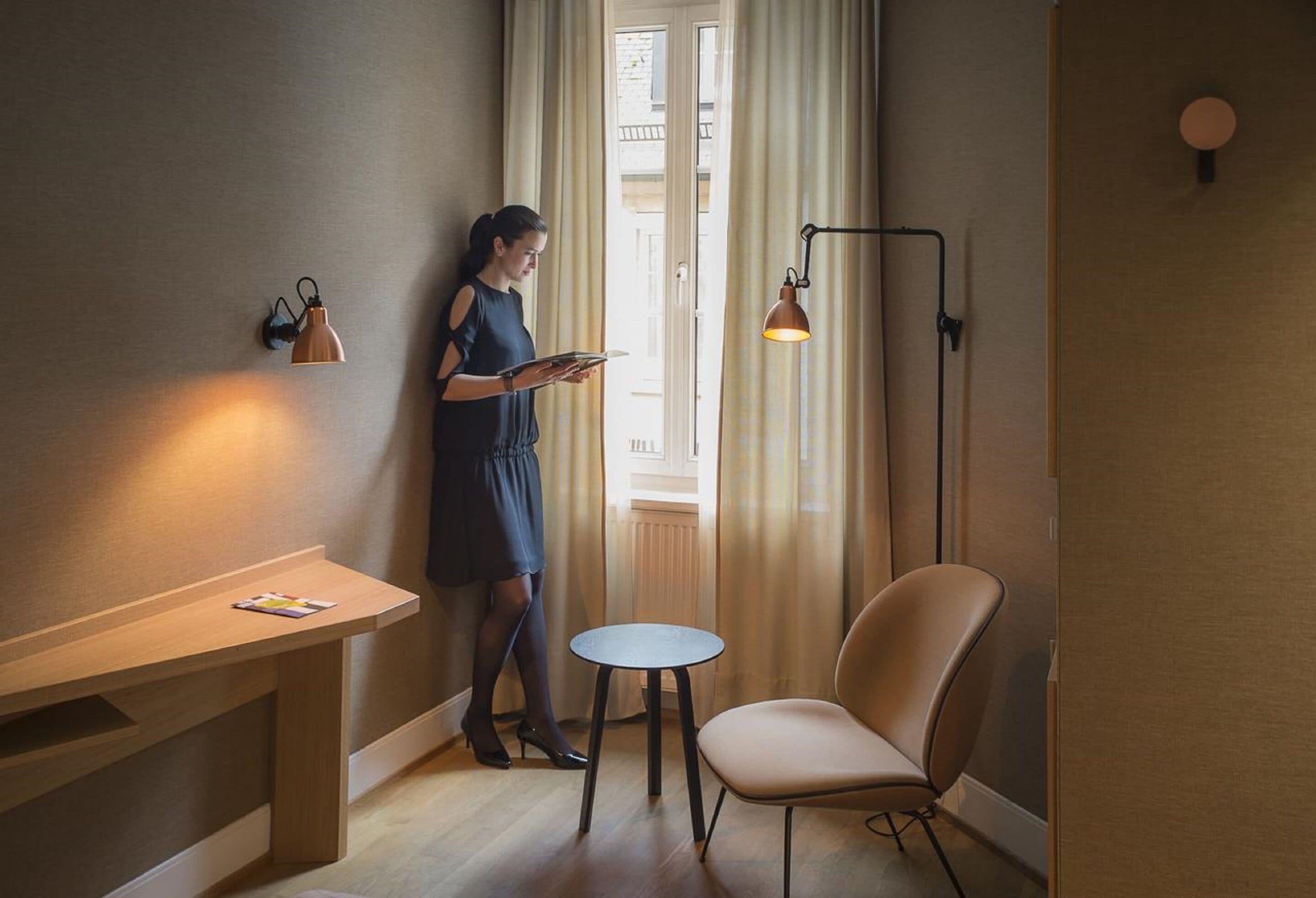 premium bedding, minibar, in-room safe, individually decorated