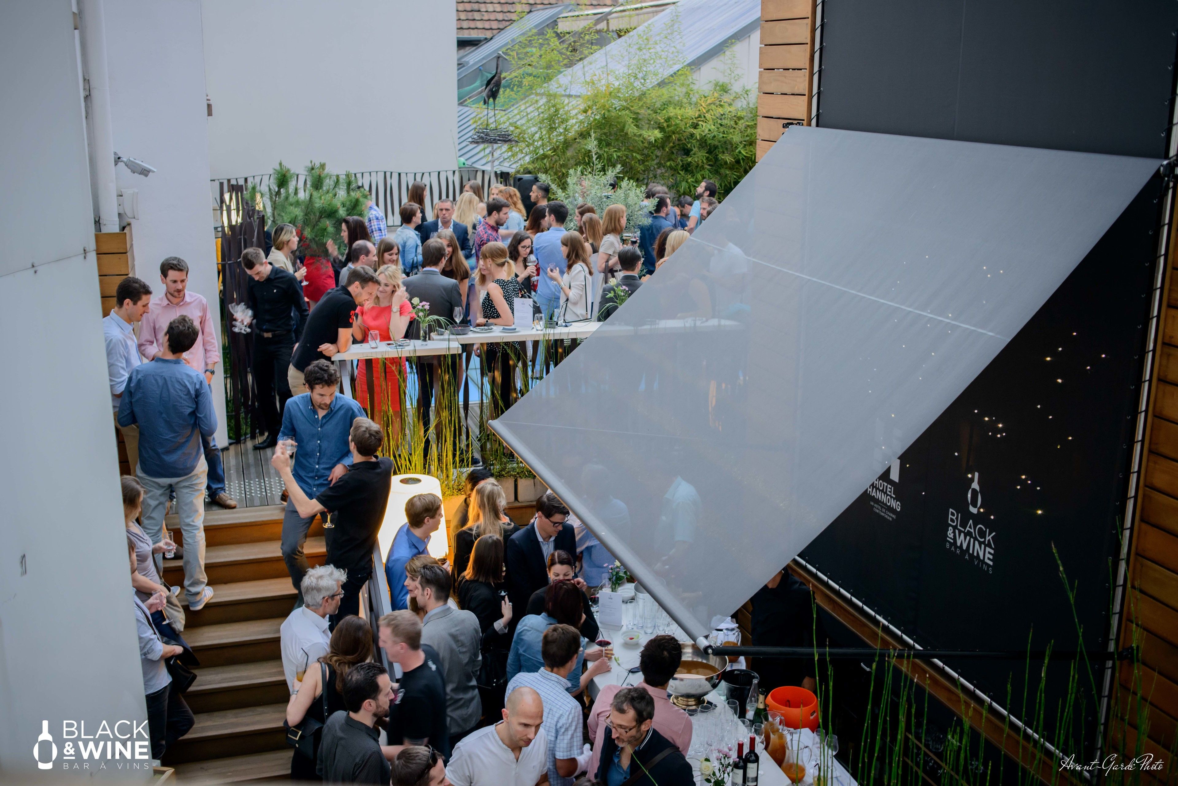 outdoor wedding area