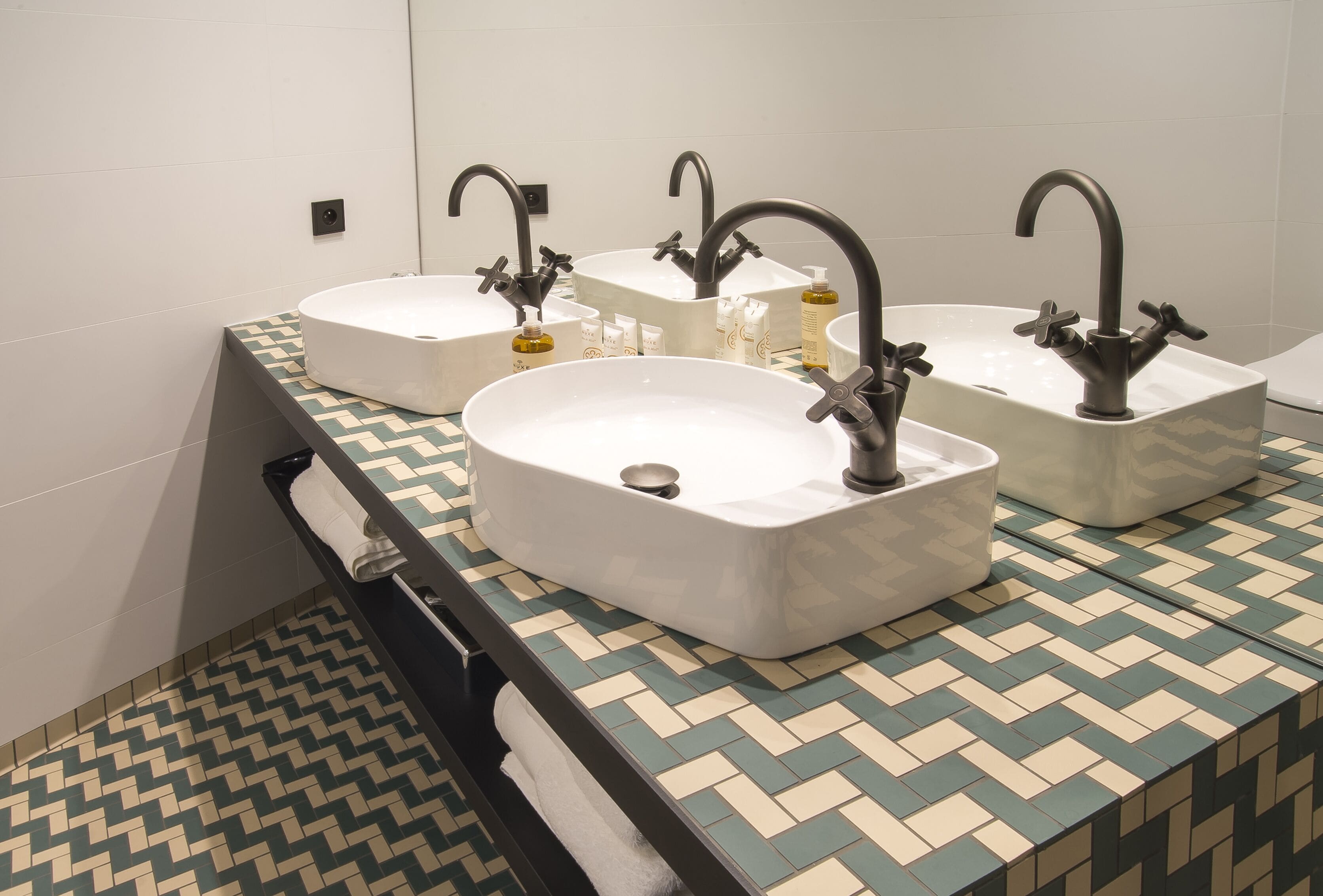 free toiletries, hair dryer, towels, soap