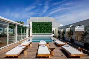 Seasonal outdoor pool, open 10:00 AM to 6:30 PM, lifeguards on site - Athens Marriott Hotel (Palaio Faliro)