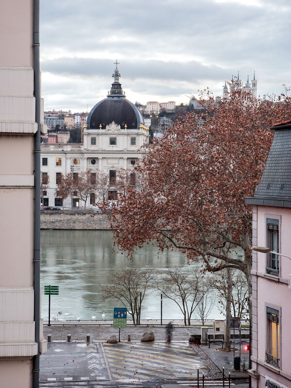 Vue depuis l’hébergement