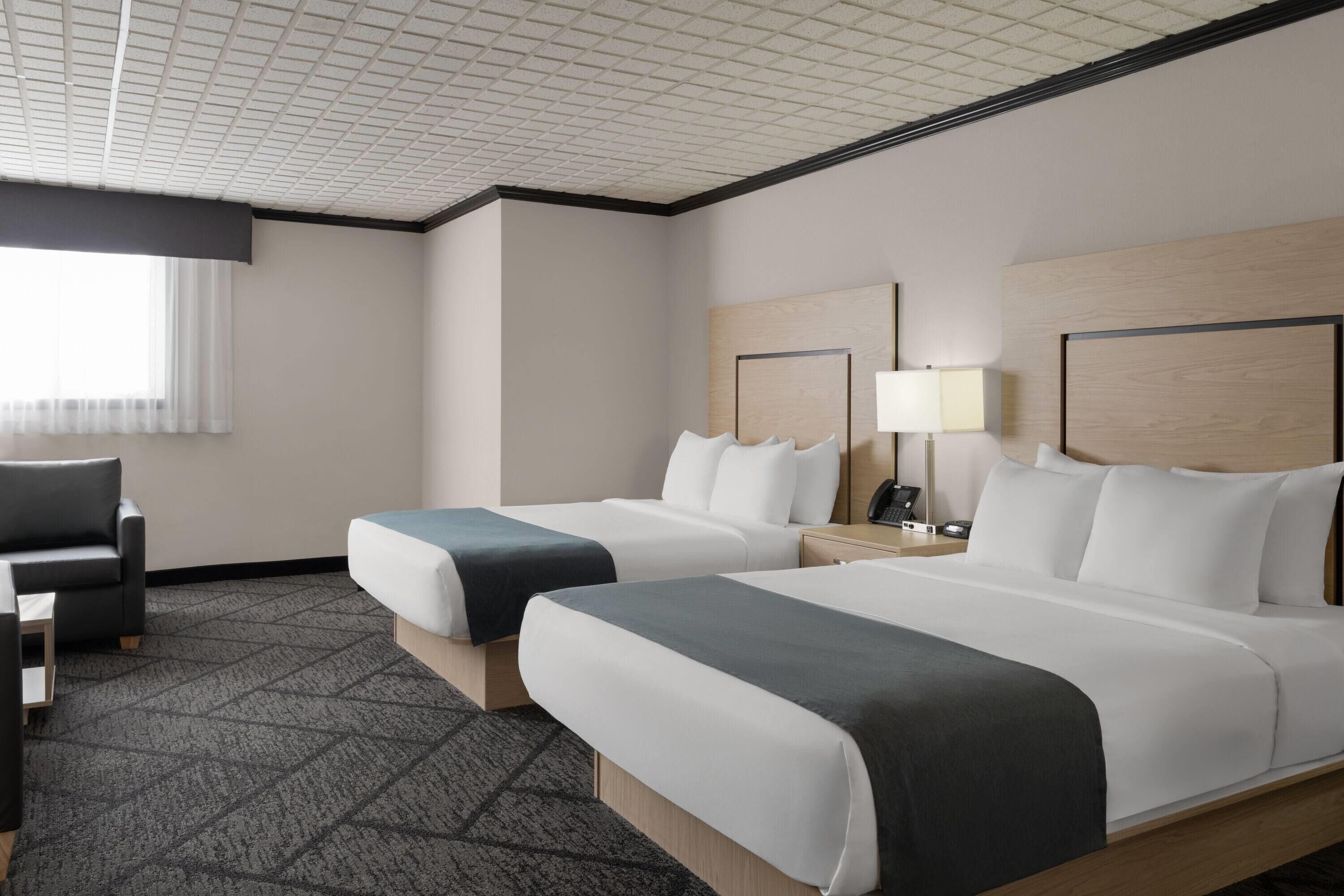 Studiosvit - flera sängar - icke-rökare | Allergitestade sängkläder, värdeförvaringsskåp på rummet och skrivbord