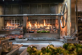 Dinner served at Hotel Theodore