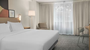 Egyptian cotton sheets, premium bedding, pillow-top beds, in-room safe
