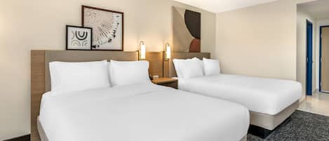 Egyptian cotton sheets, premium bedding, pillow-top beds, in-room safe