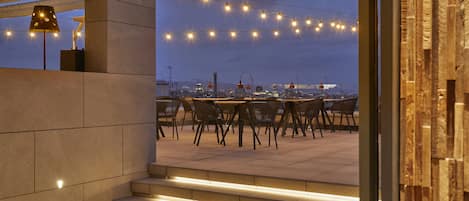 Terrasse sur le toit