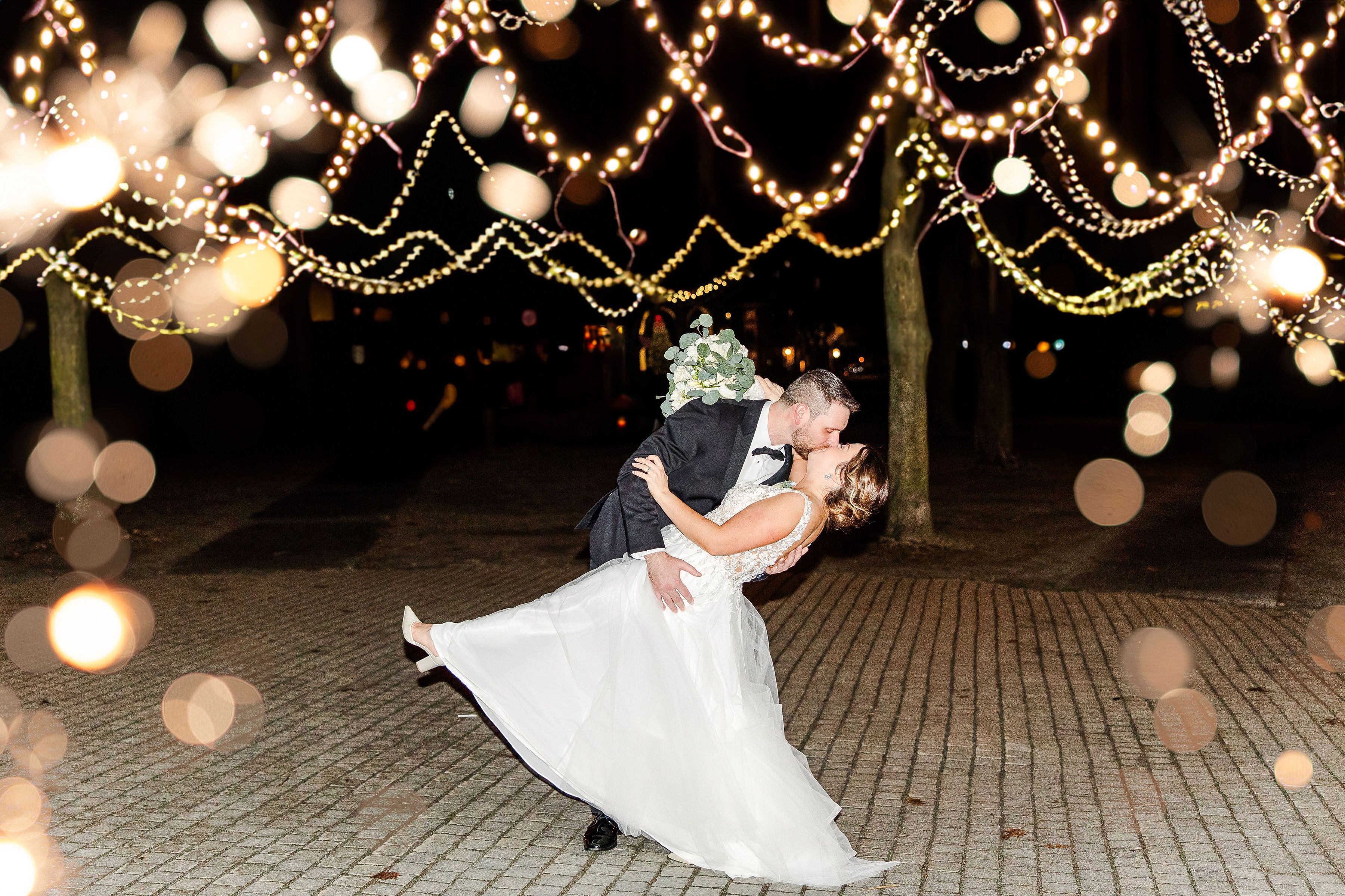 outdoor wedding area