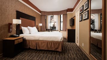 Literie de qualité supérieure, coffres-forts dans les chambres, bureau