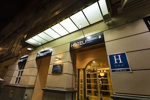 Front of property – evening/night
