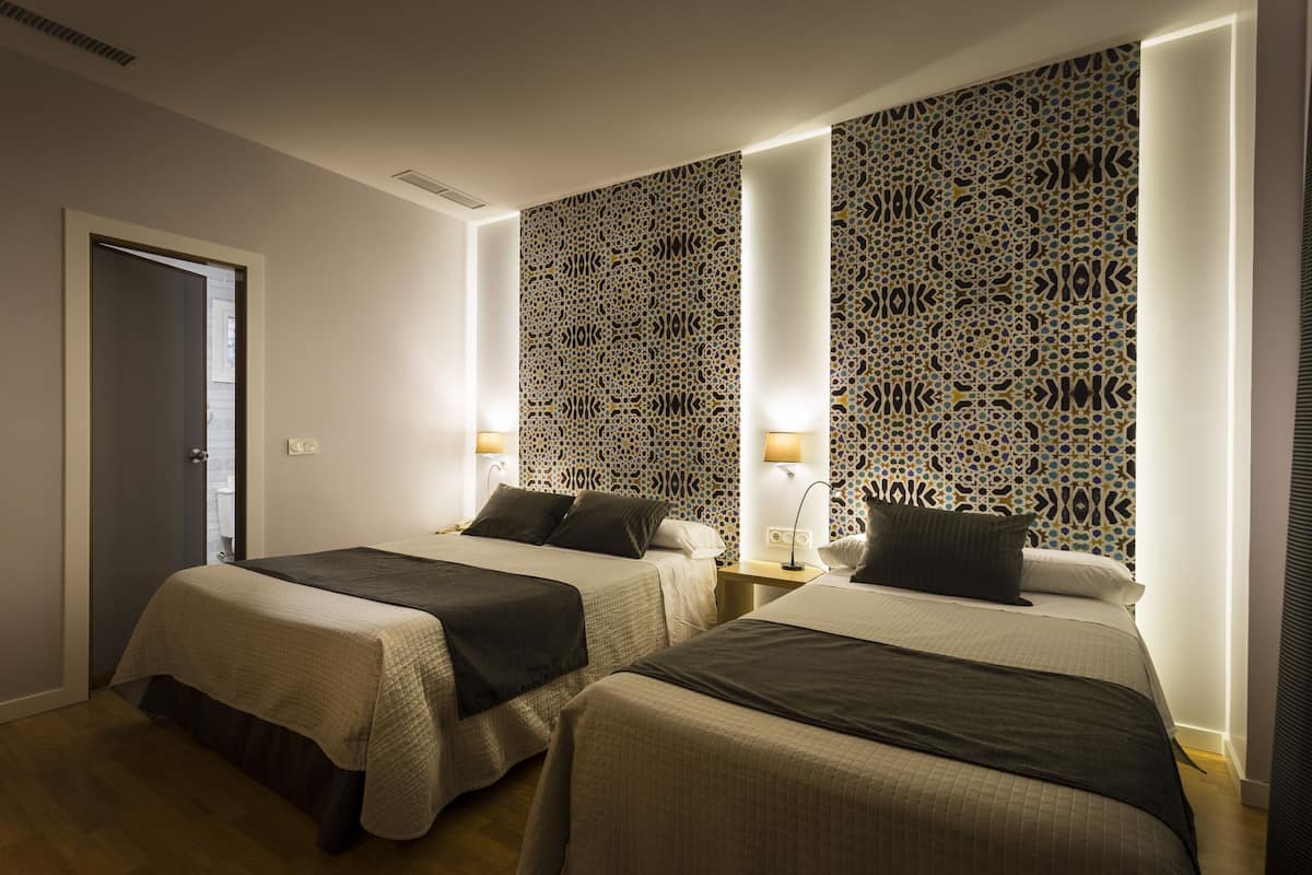 memory-foam beds, minibar, in-room safe, desk