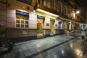 Front of property – evening/night