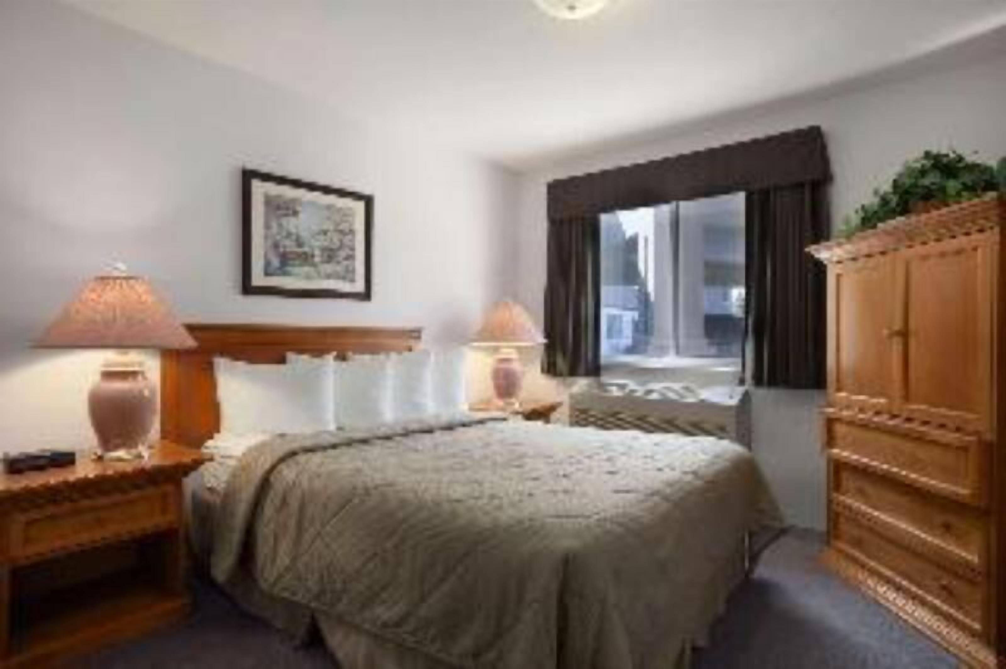 Premium bedding, desk, blackout curtains, iron/ironing board