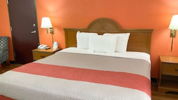 Escritorio, wifi gratis y ropa de cama