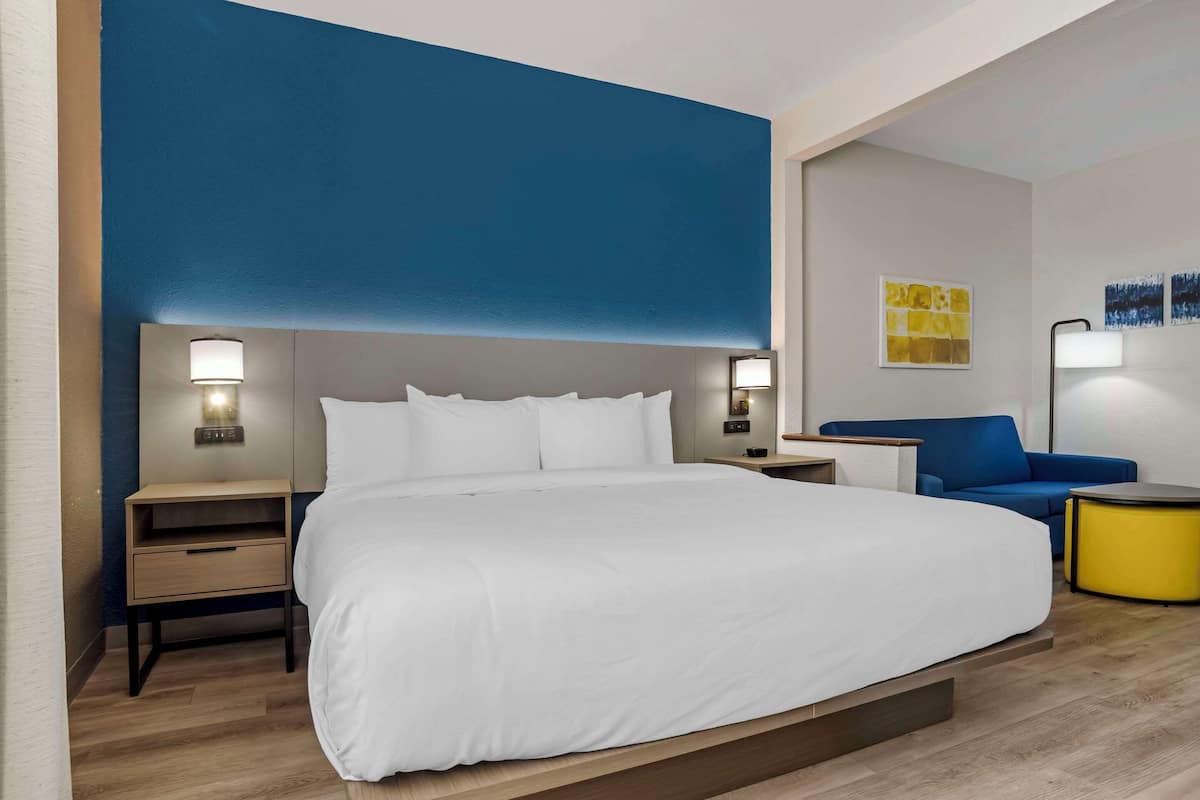 Suite, 1 Katil Raja (King) dengan Katil Sofa, Non Smoking | Meja, ruang kerja komputer riba, seterika/papan seterika, Wi-fi percuma