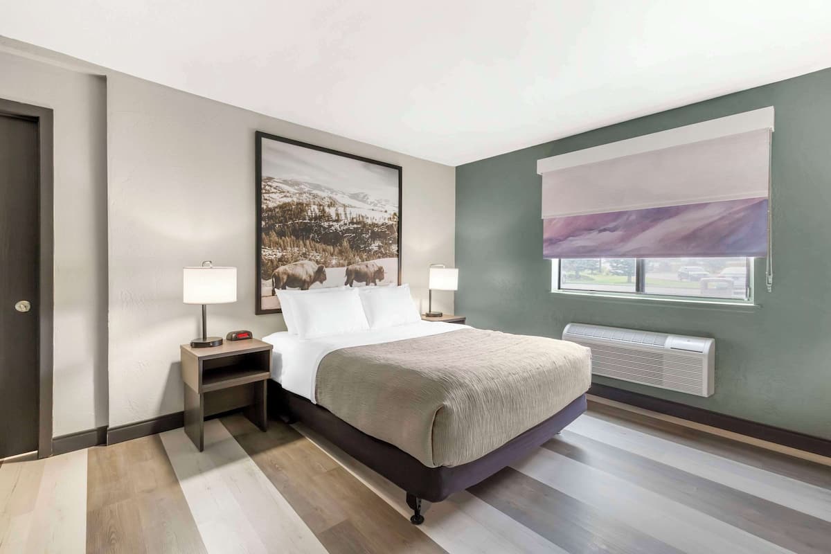 room, 1 king bed, accessible, non smoking | desk, blackout curtains, iron/ironing board, free cots/infant beds