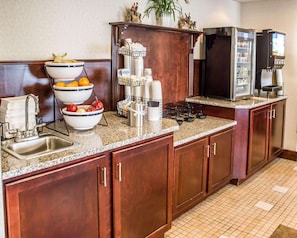 Free buffet breakfast