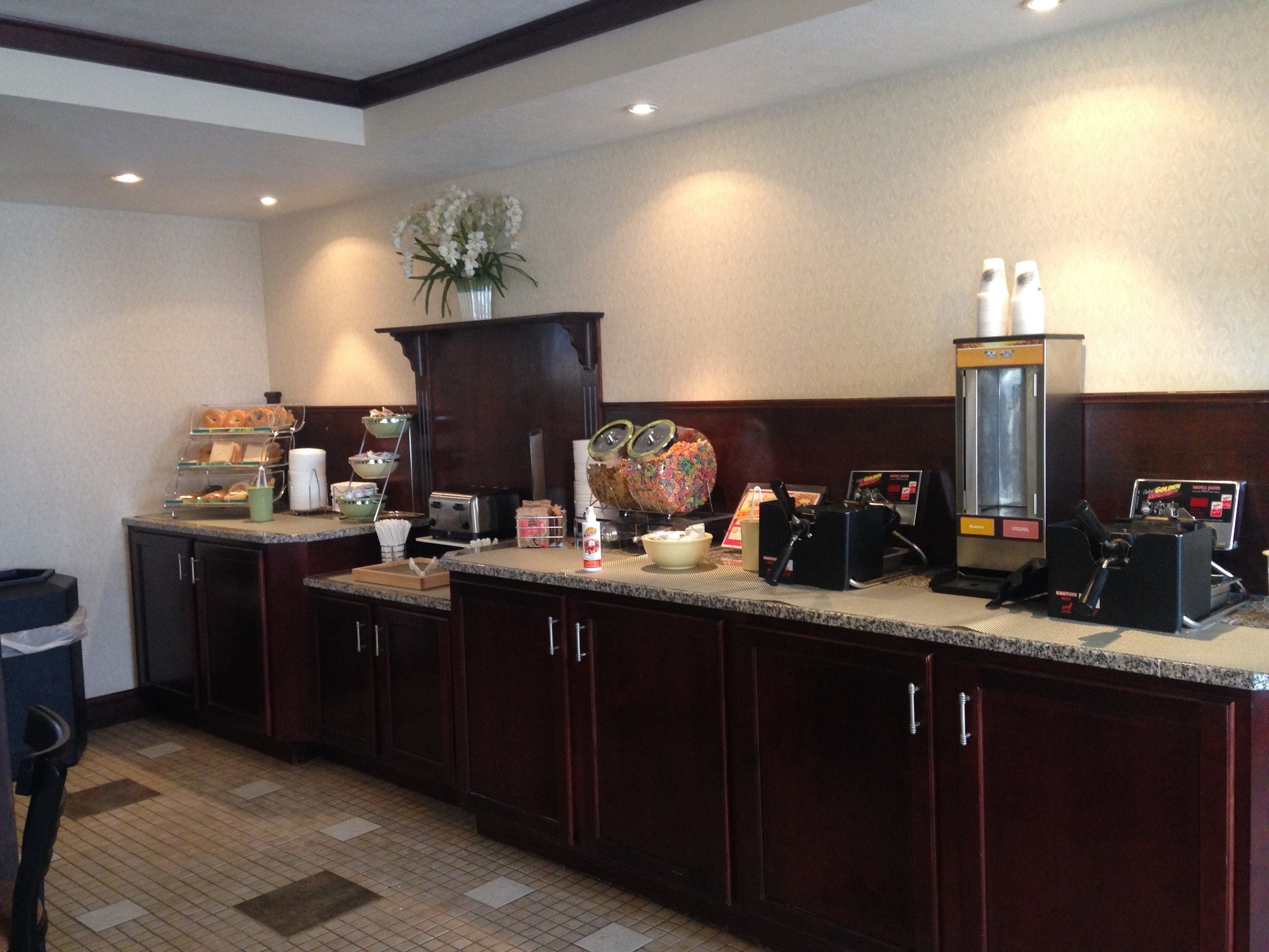 Free buffet breakfast