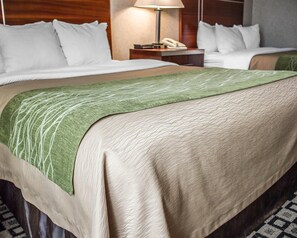 Standard Room, 2 Queen Beds | Premium bedding, desk, iron/ironing board, free WiFi - Quality Inn Clarion (Clarion)