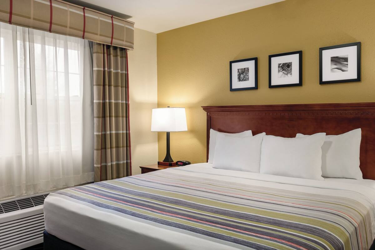 Hypo-allergenic bedding available, down comforters, desk, soundproofing