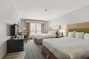 Room, 2 Queen Beds, Non Smoking | Premium bedding, blackout drapes, iron/ironing board - Country Inn & Suites by Radisson, Green Bay, WI (Green Bay)