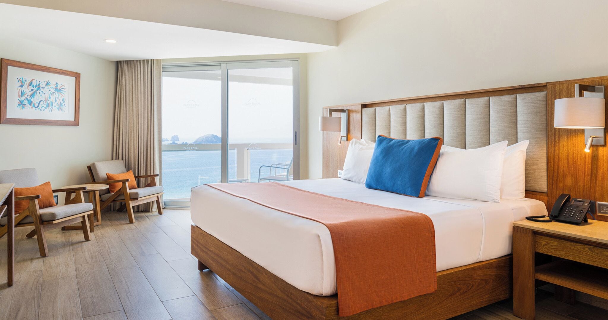 Royal Ocean Front King | Desk, blackout curtains, iron/ironing board, free WiFi