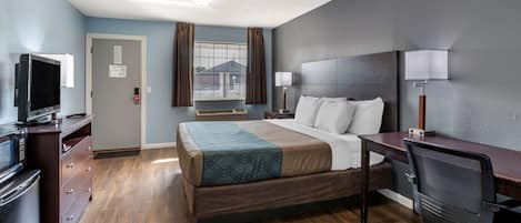 Chambre Deluxe, 1 trÚs grand lit, non-fumeurs | Chambres insonorisées, fer et planche à repasser