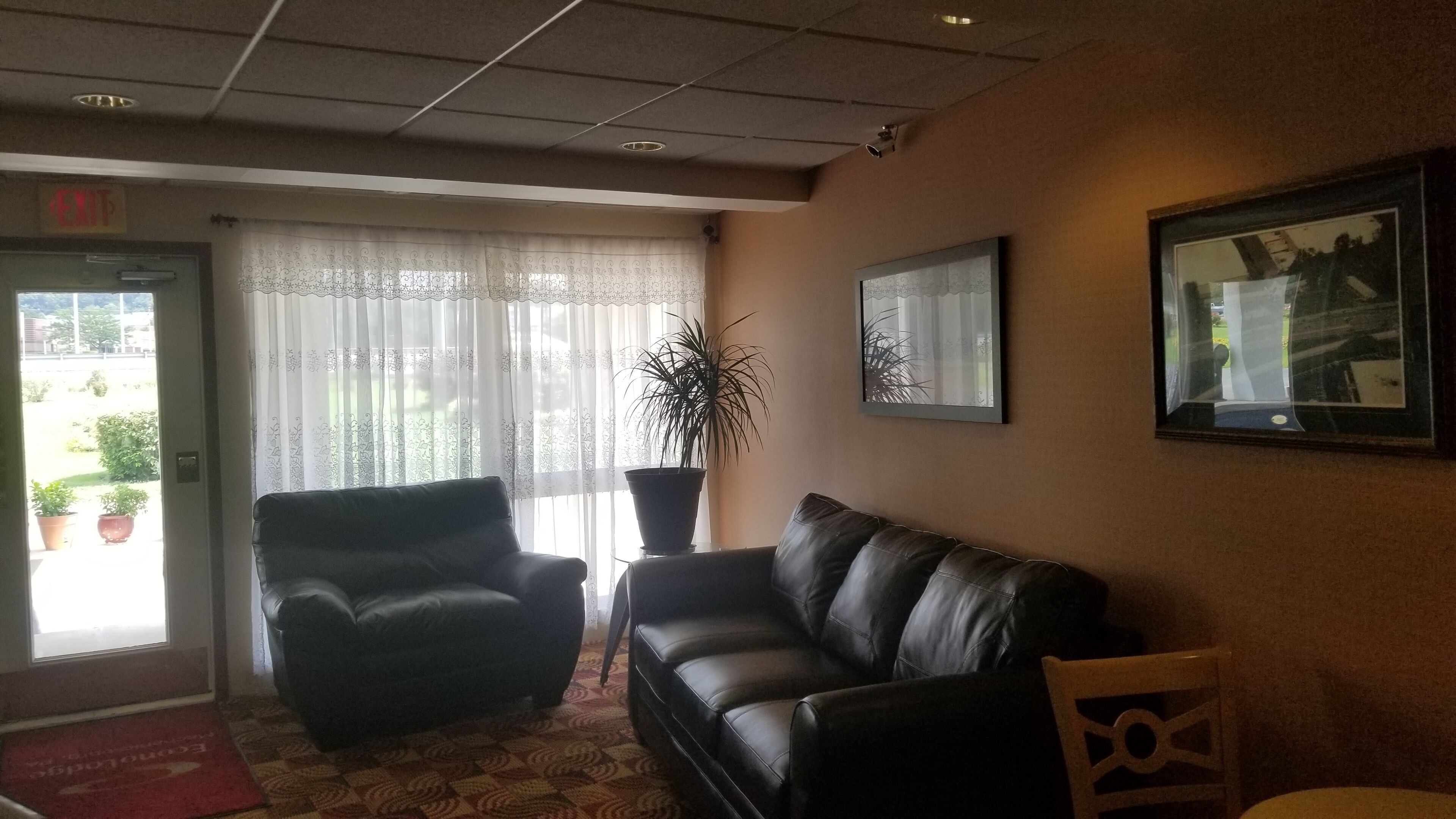 Lobby sitting area