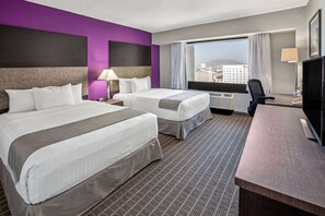 In-room safe, desk, laptop workspace, soundproofing