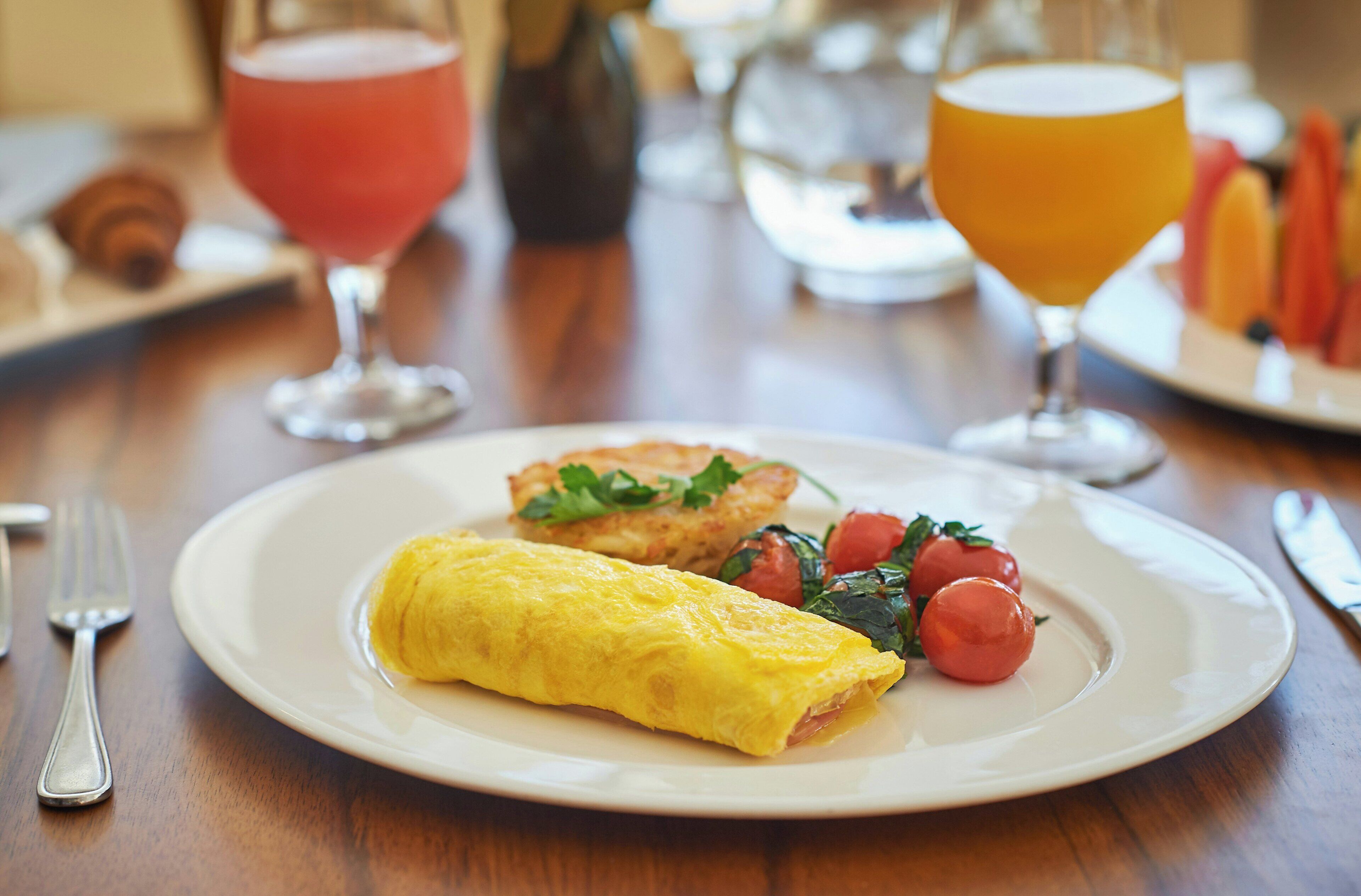 Desayuno continental (MXN 415 por persona) 