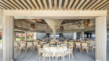 Utendørs bankettområde