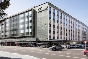 Voorkant van accommodatie