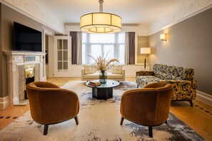 Presidential-Suite, 1 King-Bett | Wohnbereich